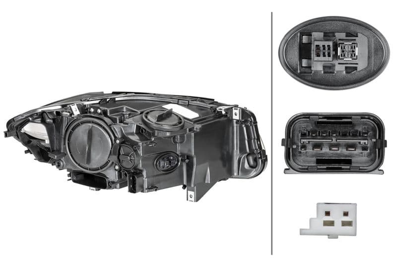 Koplamp Links (D1S/H7/LED, elektrisch, met motor) past: BMW 5 F10, F11 12.09-06.13