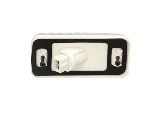 Markeringslichten Links/Rechts, wit, W5W, hoogte 50mm  breedte 110mm  diepte 8mm, 12/24V past: DAF 65 CF, 95 XF, CF 65, CF 75, CF 85, LF 55, XF 105, XF 95 01.97-