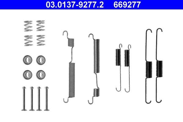 Accessory Kit, brake shoes