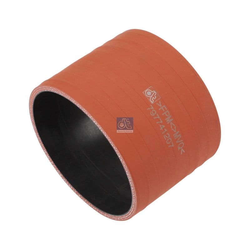 Intercooler slang (102mmx80mm, red) past: MAN HOCL, LION´S COACH, NM, SÜ D0826LOH03-D2866LOH27 01.92-