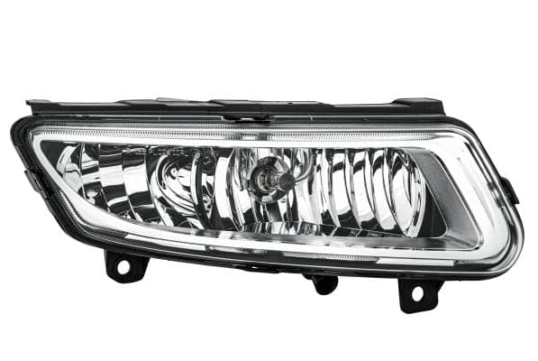 Mistlamp Voor Rechts (H8, met gebogen lichten) past: VW POLO V 6R 06.09-05.14