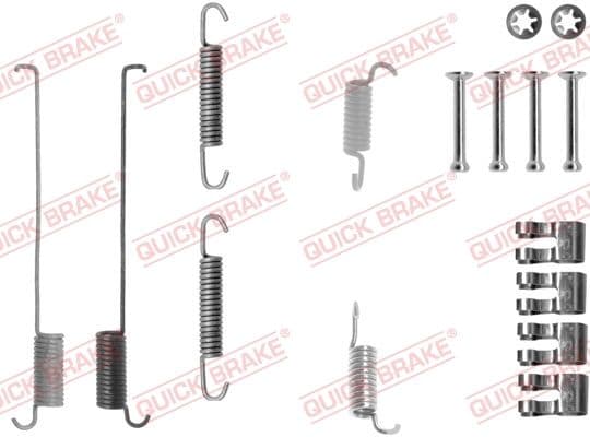 Accessory Kit, brake shoes