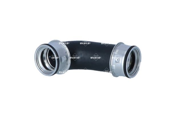 Intercooler slang Rechts (Bodem, diameter 38mm, lengte 160mm, zwart) past: AUDI A3  SEAT ALTEA, ALTEA XL, LEON, TOLEDO III  SKODA OCTAVIA II, SUPERB II  VW CADDY III, GOLF PLUS V 1.9D 02.03-12.10