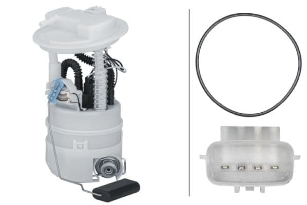 Elektrische brandstofpomp (module) past: RENAULT TWINGO I, TWINGO II, WIND 1.2/1.6 01.01-09.14