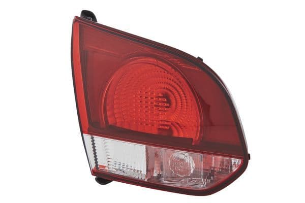 Achterlicht Links (binnen, W16W/W21W, kleur indicator wit, kleur van het glas red/wit, anti-fog licht) past: VW GOLF VI 10.08-11.13