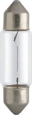 Gloeilamp (blisterverpakking 2pcs) C5W 12V 5W pijp Premium