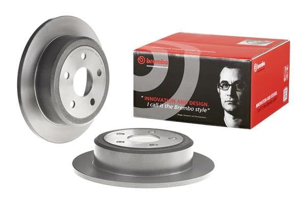 Brake disc Achter Links/Rechts past: JEEP WRANGLER III 2.8D/3.6/3.8 04.07-