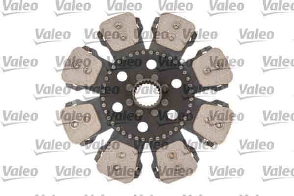 Koppelingsplaat/plaat keramiek (352mm  aantal peddels: 8), LANDINI 16550, 17550  MASSEY FERGUSON 2620, 2625, 2640, 2640 TURBO, 2645, 2680, 2685, 2720, 2725, 3505, 3525, 3545, 3610, 3630, 3635