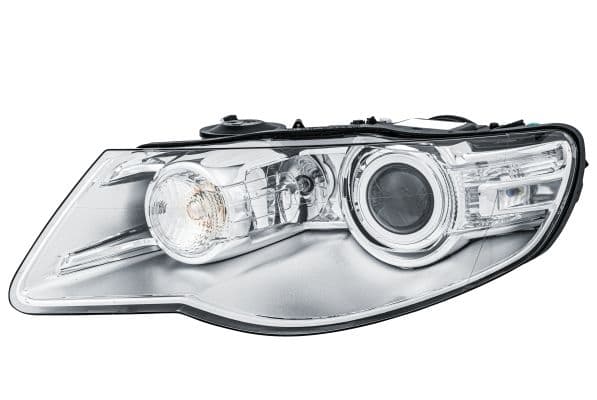 Koplamp Links (D1S/H7/P21W/W5W, elektrisch, met motor, met gloeilamp, kleur invoegen: zilver) past: VW TOUAREG 7L 11.06-05.10