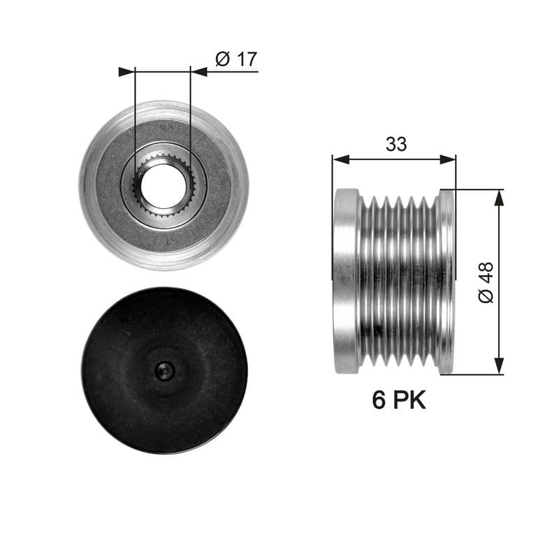 Alternator pulley