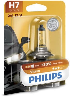 Gloeilamp (blisterverpakking 1pcs) H7 12V 55W PX26D Vision 3200K