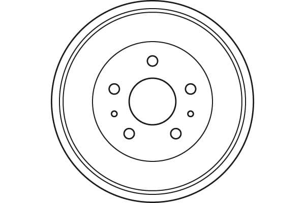 Brake drum Achter past: FORD FOCUS C-MAX, FOCUS I, FOCUS II 1.4-2.0LPG 02.99-09.12