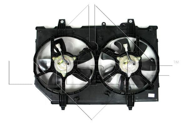 Radiatorventilator (met huisvesting) past: NISSAN X-TRAIL I 2.0/2.5 07.01-01.13