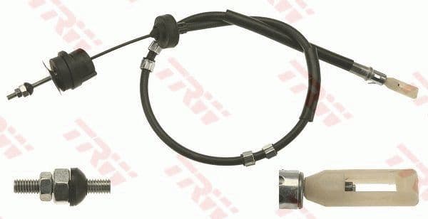 Koppelingskabel (882mm/483mm) past: OPEL ASTRA F, ASTRA F CLASSIC, ASTRA G, COMBO, KADETT E COMBO 1.4-1.8 09.91-01.05