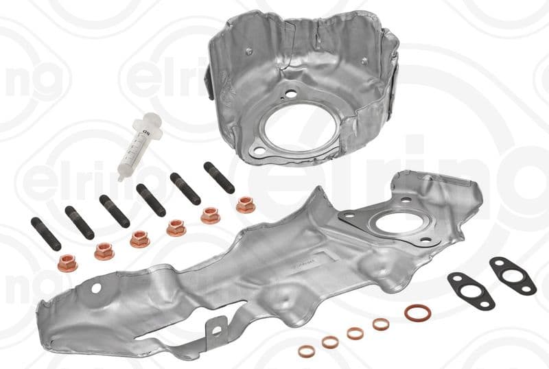 Turbocompressor montageset (met pakkingen) past: MERCEDES C (W205), C T-MODEL (S205)  FIAT TALENTO  NISSAN NV300, QASHQAI +2, QASHQAI I, QASHQAI II, X-TRAIL, X-TRAIL III 1.6D/2.0D 04.11-