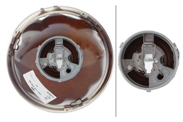 Koplamp inzetstuk Links/Rechts, H1 (rond, kleur: transparant) past: AUDI 80 B1  BMW 5 E12, 6 E24, 7 E23  FORD CAPRI  VW PASSAT B1, SCIROCCO I 05.72-04.89