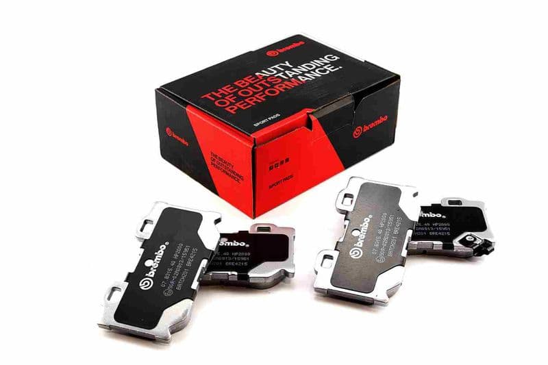 Remblokken - afstelling HP2, goedkeuring van de weg, achter