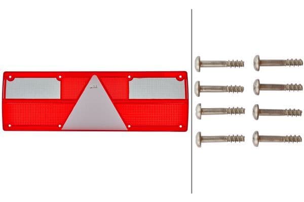 Lampenkap, achter Links/Rechts (met schroeven, (EN) with lights on the rear of a vehicle) past: KOGEL