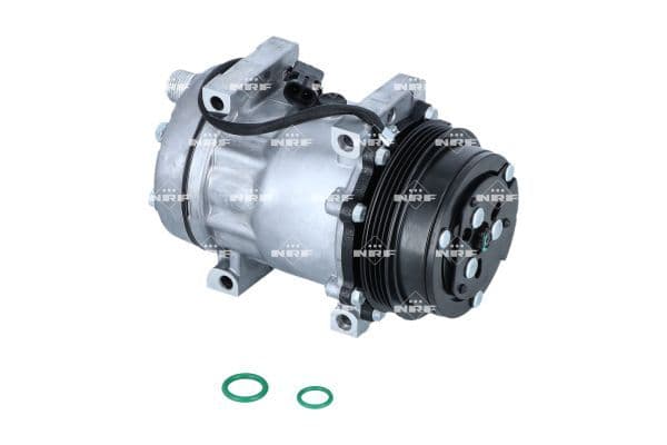 Airconditioning compressor (R134a), NEW HOLLAND 8000, 8030, 8040, CR9060, CR9070, CR9080, CR9090, CR960, CR970, CR980, 8050, 8060, 8070, 8080, 8090, 860, 880, 9040, 9050, 9060, 9080, 9090, FX28