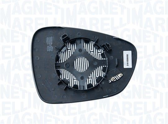 Zijspiegel glas Links (in reliëf, met verwarming, blauw) past: CITROEN C5 III 02.08-06.17