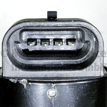 Afsteller stationair toerental (4 pin,) past: FIAT CINQUECENTO, PANDA, PUNTO, SEICENTO / 600  LANCIA Y, Y10 1.0/1.1/1.2 01.85-01.10