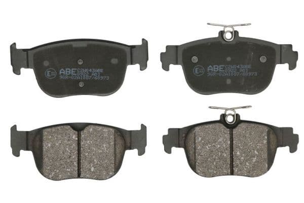 Remblokken set Achter , past: AUDI A3, A3 ALLSTREET  CUPRA FORMENTOR, LEON, LEON SPORTSTOURER  SEAT LEON, LEON SPORTSTOURER  SKODA KODIAQ I, OCTAVIA IV  VW CADDY CALIFORNIA V CAMPER 1.0-2.5 07.18-