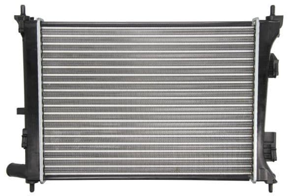 Motorradiator (handmatig) past: HYUNDAI ACCENT IV, I20 I, SOLARIS, VELOSTER  KIA RIO III 1.2-1.6 09.08-