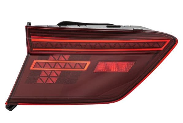 Achterlicht Links (binnen/bovenste deel, LED, kleur van het glas grijs/red, anti-fog licht) past: VW TIGUAN II 01.16-12.19
