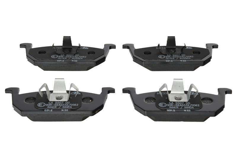 Remblokken set Voor , past: AUDI A1, A1 ALLSTREET, A1 CITY CARVER  SEAT ARONA, IBIZA V, LEON, LEON SC, LEON ST  SKODA FABIA IV, KAMIQ, SCALA  VW POLO VI, TAIGO, T-CROSS 1.0-2.0D 09.12-