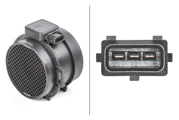 Luchtstroommeter (3 pin, module) past: BMW 3 (E46), 5 (E39), X5 (E53), Z3 (E36) 3.0 04.00-10.06