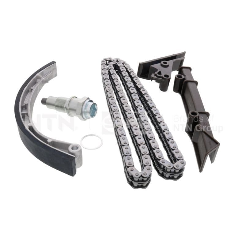 Timingset (ketting + elementen) past: MERCEDES C T-MODEL (S202), C (W202), E T-MODEL (S124), E T-MODEL (S210), E (W124), E (W210), G (W463), S (W140) 2.0D-3.0D 05.93-03.02