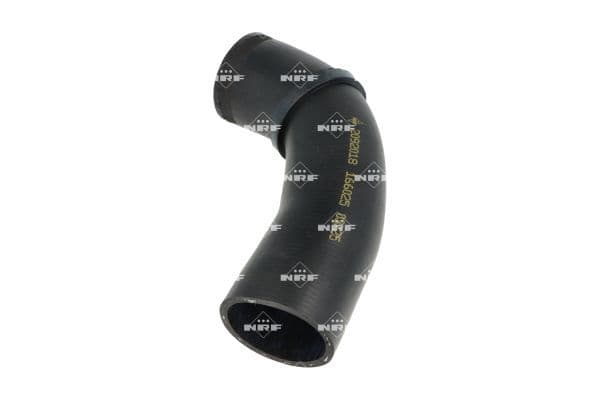 Intercooler slang Links (Uitlaatzijde, diameter 56mm, lengte 250mm, zwart) past: BMW 3 (E46) 2.0D 09.01-12.07