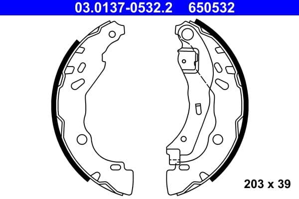 Remschoen past: DACIA LOGAN, LOGAN II, LOGAN MCV II, SANDERO, SANDERO II  RENAULT CLIO II, CLIO IV, LOGAN I, LOGAN II, LOGAN/STEPWAY II, SANDERO/STEPWAY I, SANDERO/STEPWAY II 0.9-1.9D 02.98-