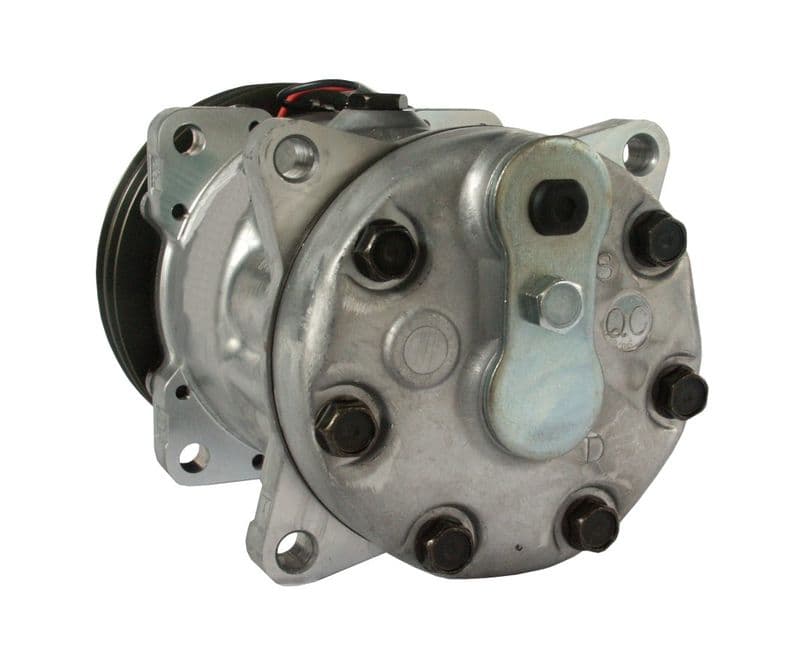 Airconditioning compressor 12V (R134a) past: MASSEY FERGUSON 130, 150, 180, 210, 220, 235, 240, 245, 250, 255, 260, 265, 270, 290, 300, 307, 355, 360, 363, 364, 365, 3085, 3095, 3120, 3125