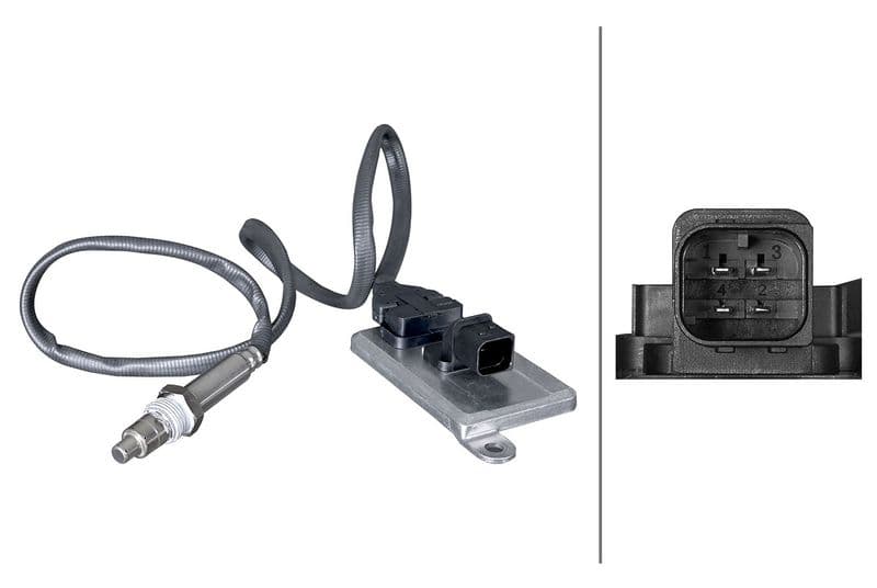 NOx-sensor past: MERCEDES ACTROS MP4 / MP5, ANTOS, AROCS, ECONIC 2 471.943-OM936.974 07.11-