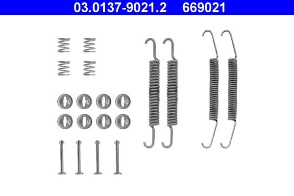 Accessory Kit, brake shoes