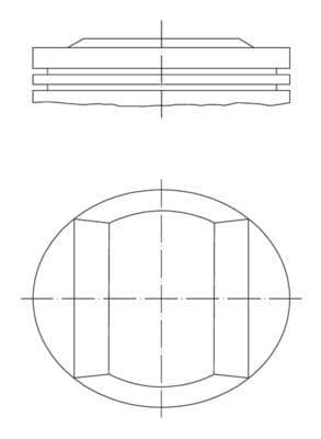 Stuurstang in lengterichting (L-993mm, aan één kant aangepast) past: MAN TGA, TGS I, TGX I 06.99-