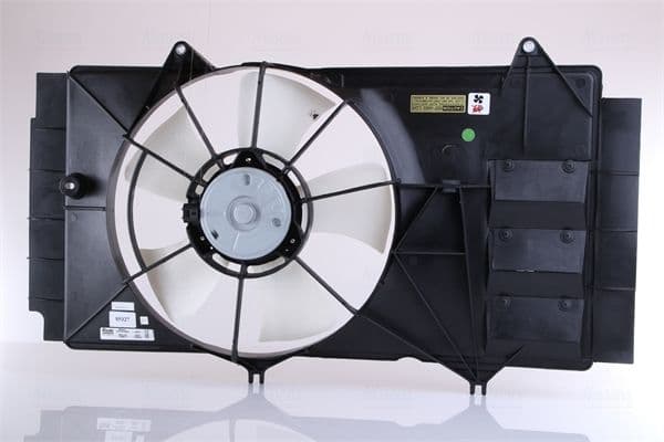 Radiatorventilator (met huisvesting) past: TOYOTA YARIS, YARIS VERSO 1.4D 09.00-09.05