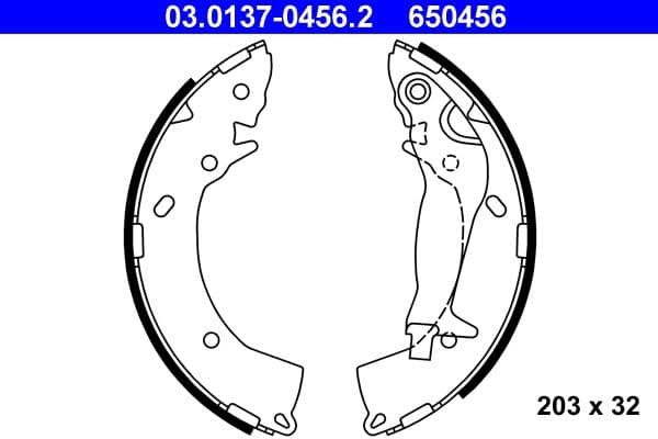 Brake shoe set