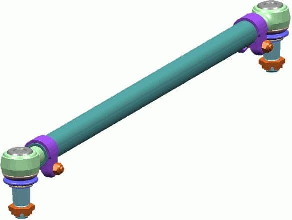 Dwarsstang (L-1680mm) past: MAN HOCL, LION´S CLASSIC, SG, SL II, SÜ, TGA, TGS I, TGX I 01.79-