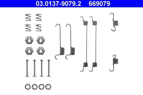Accessory Kit, brake shoes