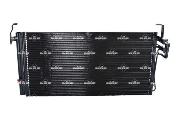 A/C condensator (met droger) past: HYUNDAI HIGHWAY, TRAJET 2.0/2.0D/2.7 09.99-07.08