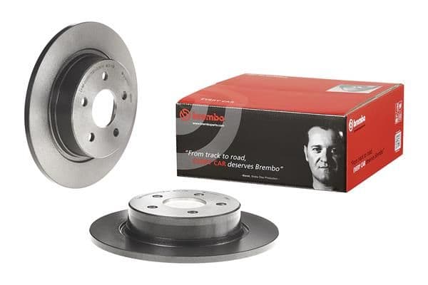 Brake disc Achter Links/Rechts past: FORD C-MAX II, GRAND C-MAX, KUGA II, TOURNEO CONNECT V408 NADWOZIE WIELKO, TOURNEO COURIER B460, TRANSIT CONNECT, TRANSIT CONNECT V408 1.0-2.5 04.10-