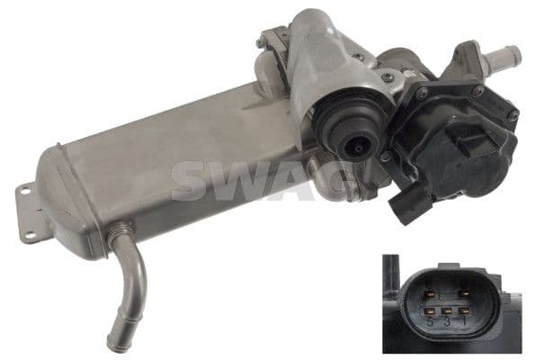 Cooler, exhaust gas recirculation