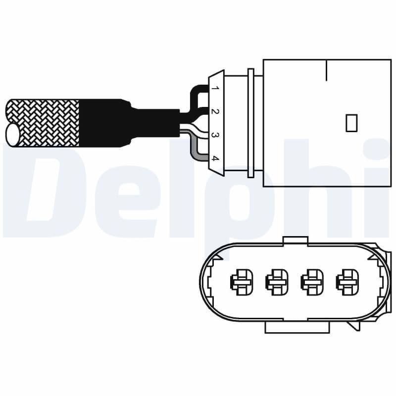 Lambda sonde (aantal draden 4, 730mm) past: AUDI A3, A4 B5, A4 B7, A6 C5, A6 C6, CABRIOLET B3, R8, R8 SPYDER, TT  SEAT ALHAMBRA, ALTEA, ALTEA XL, AROSA, CORDOBA, CORDOBA VARIO 1.0-5.2 09.93-07.19