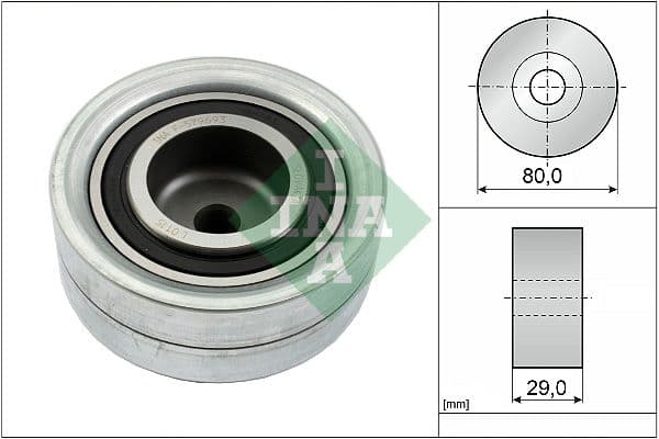 Deflection/Guide Pulley, timing belt