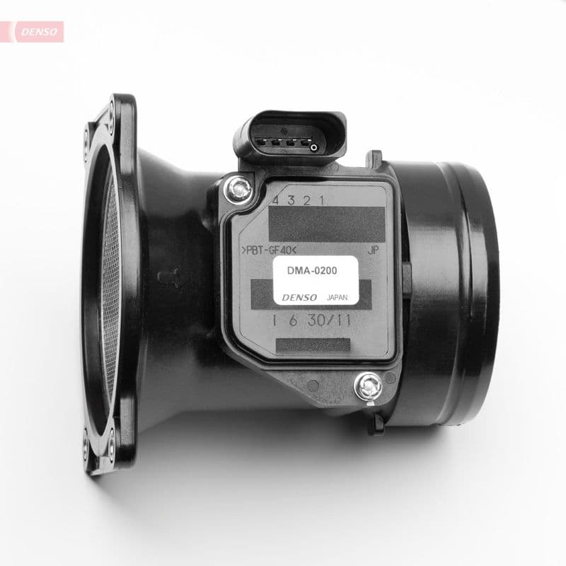 Luchtstroommeter (4 pin, module) past: AUDI A3, A4 B5, A4 B6, A4 B7  SEAT EXEO, EXEO ST, LEON, TOLEDO II  SKODA OCTAVIA I, SUPERB I  VW BORA, BORA I, GOLF IV, NEW BEETLE, PASSAT B5 1.6-2.5 11.94-12.10