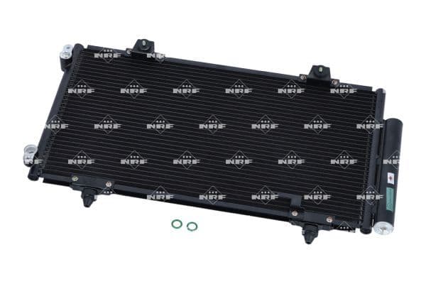 A/C condensator (met droger) past: TOYOTA AVENSIS 1.6-2.0D 09.97-02.03