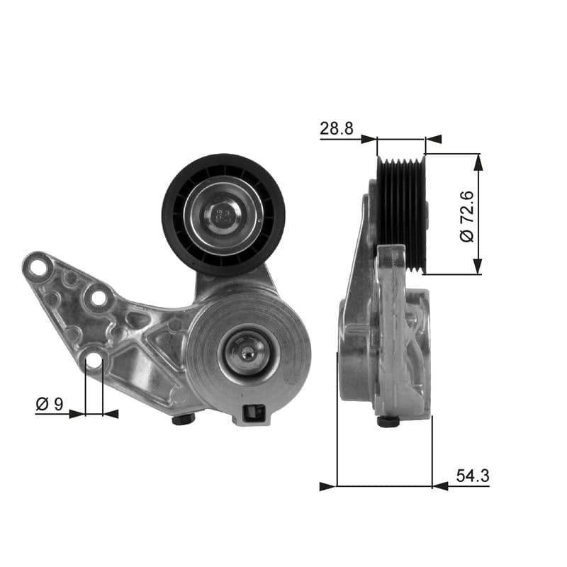 Multi-V riemspanner past: VW GOLF IV, PHAETON, SHARAN 2.8/3.2 03.99-03.10