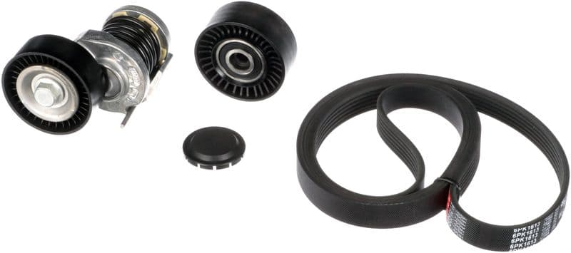 V-snaren set (met rollen) past: AUDI A4 B6, A4 B7 1.9D/2.0D 11.00-03.09